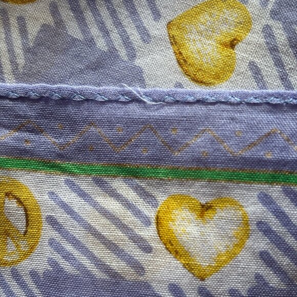 Vintage Moschino Peace + Hearts Scarf - Picture 8 of 9